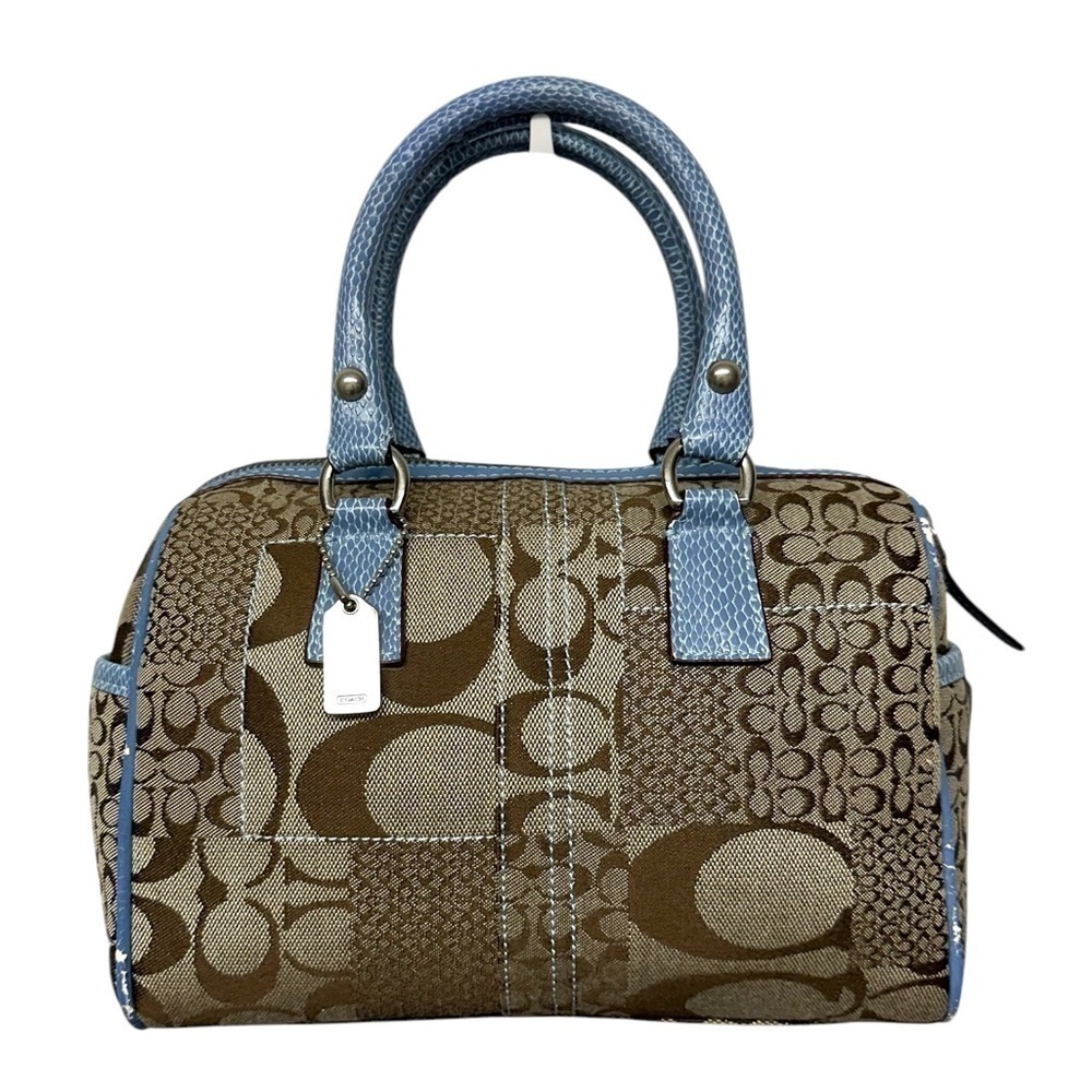 Coach Limited Edition Patchwork Snakeskin Tote Bag RARE #1857 - Picture 3 of 16